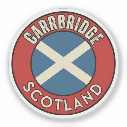 Carrbridge, Schotland Sticker (Voorkant)