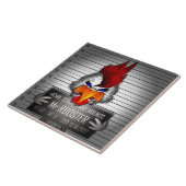 Carreau de Rooster Tegeltje (Zijkant)