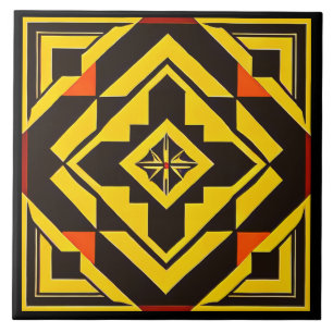 Carreau Motif deco Afro - Coll. Afro Tiles Tegeltje