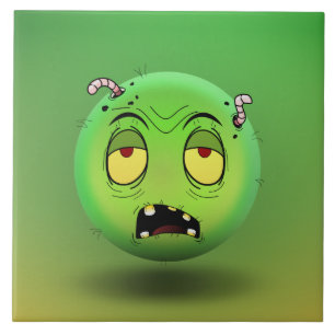 Carreau Zombiemoji Tegeltje