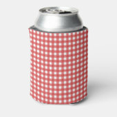 Carreaux Vichy Rouge Blikjeskoeler (Blikje Achterkant)