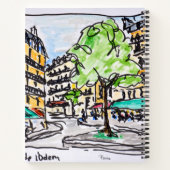 Carrefour de l'Odeon, Parijs, Frankrijk Notitieboek (Achterkant)