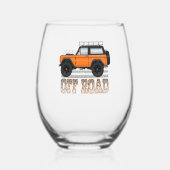 carrekosikt wijnglas zonder voet (Voorkant)