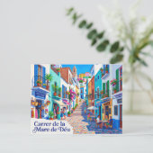 Carrer de la Mare de Déu Spanje Briefkaart (Staand voorkant)
