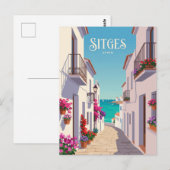 Carrer de la Mare de Déu Spanje Briefkaart (Voorkant / Achterkant)