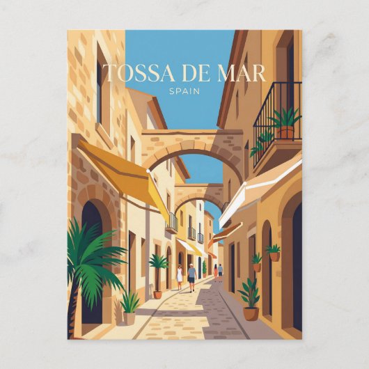 Carrer des Socors Spanje Briefkaart (Voorkant)