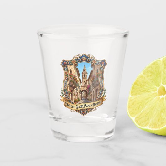 Carrer des Socors Spanje Shot Glas (Voorkant)