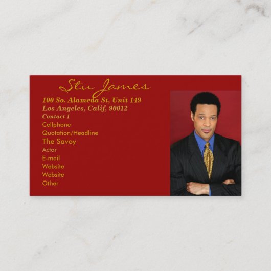 Carrer/Talent_ Visitekaartje (Voorkant)