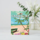 Carriacou-reisposter Briefkaart (Staand voorkant)
