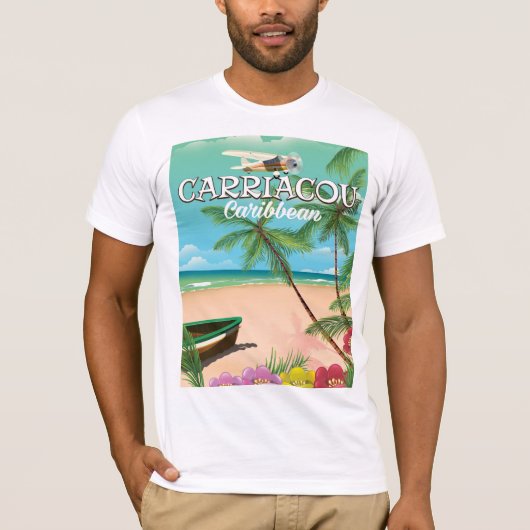 Carriacou-reisposter T-shirt (Voorkant)