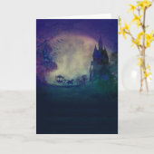 Carriage at sunset kaart (Gele Bloem)