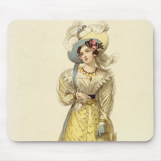Carriage Costume, mode bord van Ackermann's R Muismat (Voorkant)