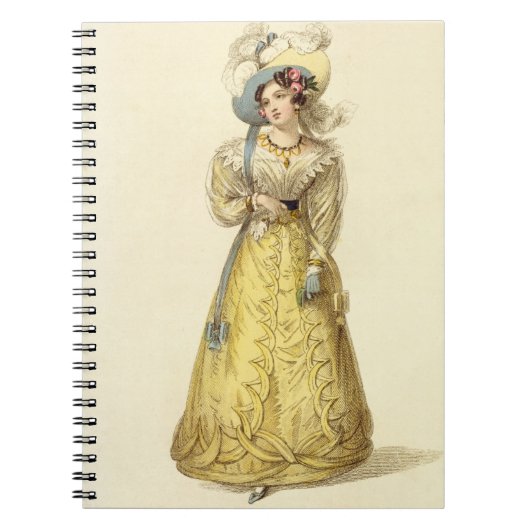 Carriage Costume, mode bord van Ackermann's R Notitieboek (Voorkant)