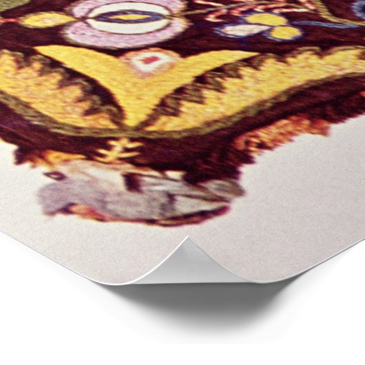 Carriage cushion cover die de Herfst van Poster (Hoek)