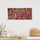 Carriage cushion cover die de Herfst van Poster (Keuken)