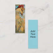 Carriage Dealers by Alphonse Mucha (1902) Bookmark Mini Visitekaartje (Voorkant / Achterkant)