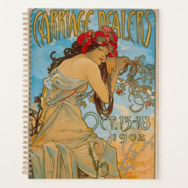Carriage Dealers by Alphonse Mucha (1902)  Noteboo Planner