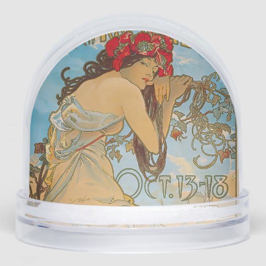 Carriage Dealers by Alphonse Mucha (1902)  Sneeuwbol (Voorkant)