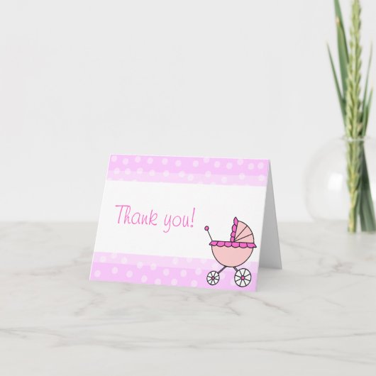 Carriage Design Bedankt voor je kaarten (Voorkant)