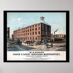 Carriage Factory Philadelphia PA Print