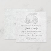 Carriage Invation White & Silver Cinderella Carria Kaart (Voorkant / Achterkant)