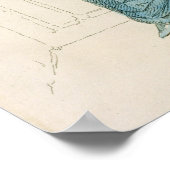 Carriage jurk, mode bord van Ackermann's Rep Poster (Hoek)