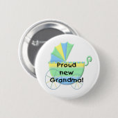 Carriage Proud New Grandma Ronde Button 5,7 Cm (Voorkant /achterkant)