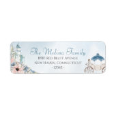 Carriage Return Address Cinderella Fairy Etiket (Voorkant)