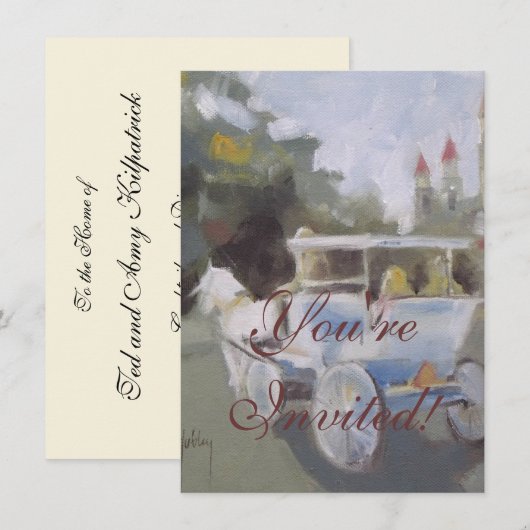 Carriage Ride Sightsee Kaart (Voorkant / Achterkant)