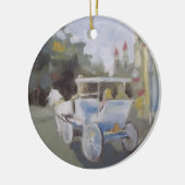 Carriage Ride Sightsee Keramisch Ornament (Links)