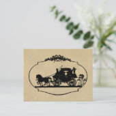 Carriage Ride with Cupid Apparel and Gifts Briefkaart (Staand voorkant)