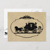 Carriage Ride with Cupid Apparel and Gifts Briefkaart (Voorkant / Achterkant)