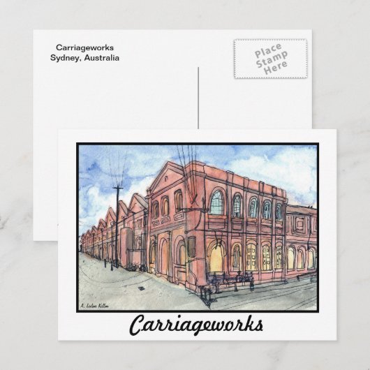 Carriagefabrieken Briefkaart (Voorkant / Achterkant)