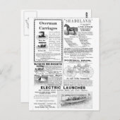 Carriages en meer advertenties briefkaart (Voorkant / Achterkant)