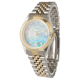 Carribean Agaat Diamond Custom Gezegde Dial Luxury Horloge
