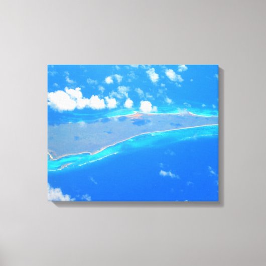 CARRIBEAN ZEE #1 OP CANVAS 20 "x 16" Afdruk (Voorkant)