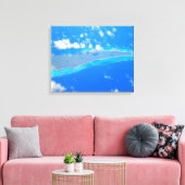CARRIBEAN ZEE #1 OP CANVAS 20 "x 16" Afdruk (Insitu (Woonkamer))
