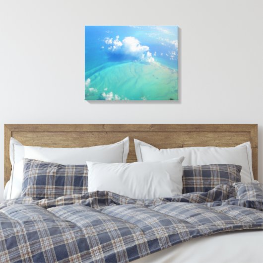 CARRIBEAN ZEE #2 OP CANVAS 20 "x 16" Afdruk (Insitu (Slaapkamer))