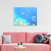 CARRIBEAN ZEE #3 OP CANVAS 20 "x 16" Afdruk (Insitu (Woonkamer))