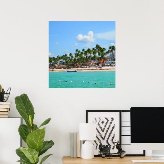 CARRIBISCHE ZEE # 9 POSTER (Thuiskantoor)