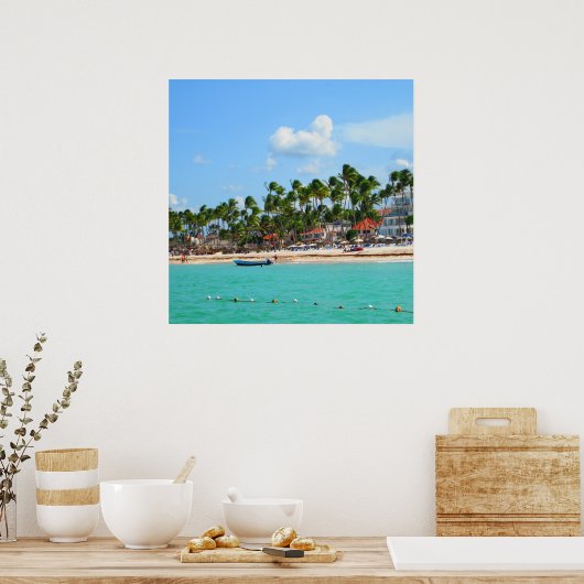 CARRIBISCHE ZEE # 9 POSTER (Keuken)