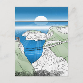 Carrick a Rede Rope Bridge Ierland Briefkaart