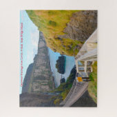 Carrick-A-Rede Rope Bridge Ierland Jigzaag Puzzle Legpuzzel (Verticaal)