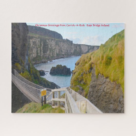 Carrick-A-Rede Rope Bridge Ierland Jigzaag Puzzle Legpuzzel (Horizontaal)