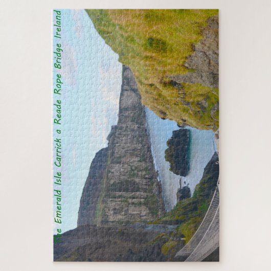Carrick-A-Rede Rope Bridge Ierland Jigzaag Puzzle Legpuzzel (Verticaal)