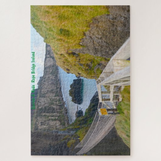 Carrick-A-Rede Rope Bridge Ierland Legpuzzel (Verticaal)