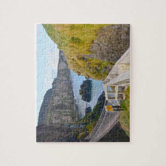 Carrick-A-Rede Rope Bridge Ierland Legpuzzel (Verticaal)