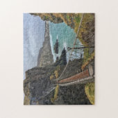 Carrick A Rede Ropebridge, Northern Ireland Puzzle Legpuzzel (Verticaal)