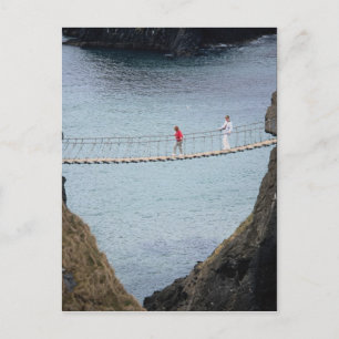 Carrick-A-Rede-touwbrug, Ballintoy, Co. Antrim, Briefkaart