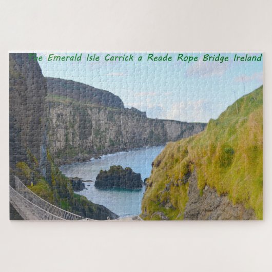 Carrick-A-Rede Touwbrug Ierland Legpuzzel (Horizontaal)